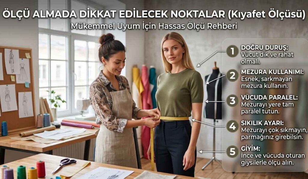 Giysilerde Ölçü Almada Dikkat Edilecek Noktalar Nelerdir?