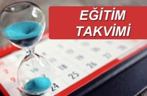 Eğitim takvimi