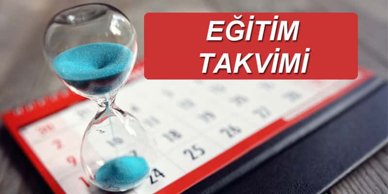 Eğitim takvimi