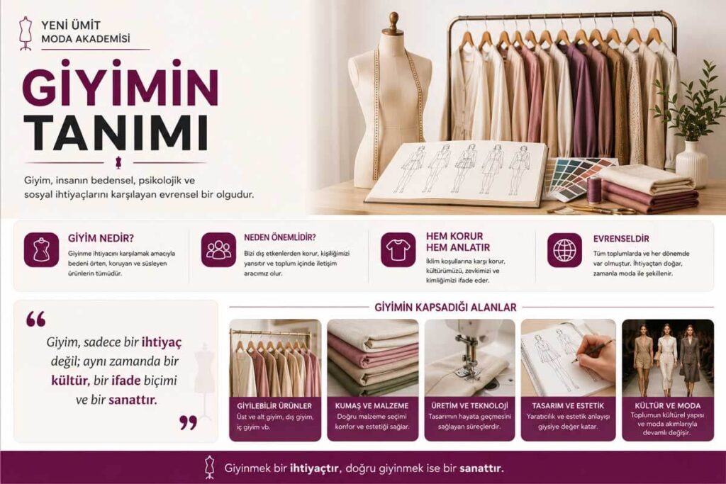 Giyimin Tanımı – Giyim Nedir?