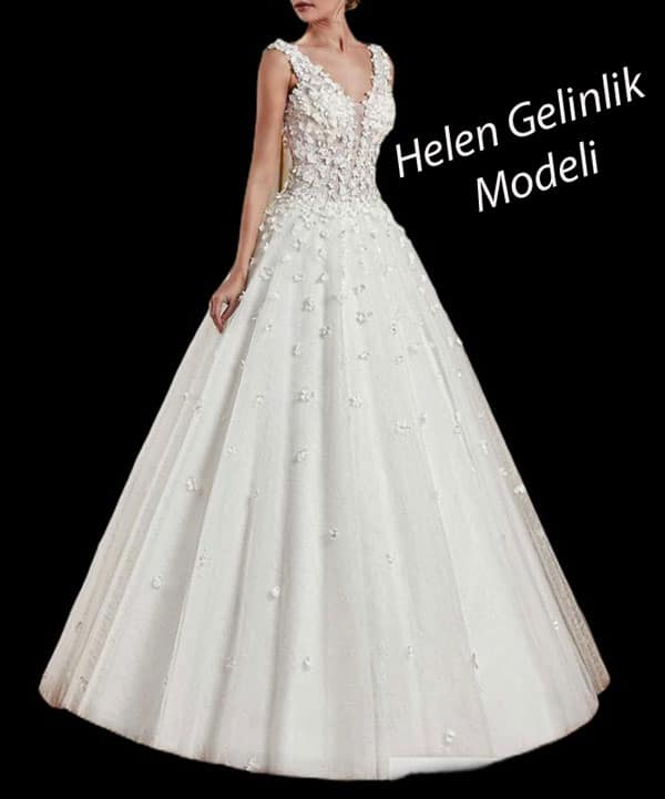 Helen Model Gelinlik Kimlere Yakışır?