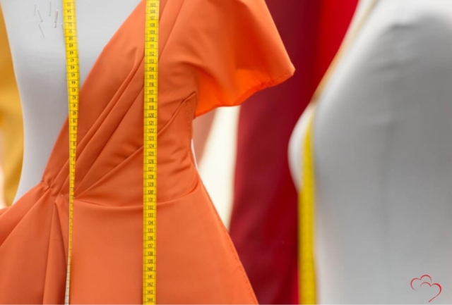Öğrencilerimiz moda tasarım çizimlerini masa üzerinde hazırlıyor.